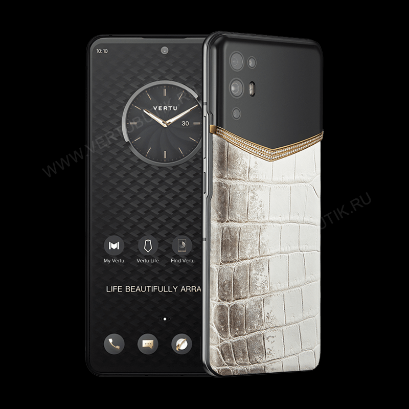 iVERTU 5G с&nbsp;бриллиантами и&nbsp;кожей аллигатора
