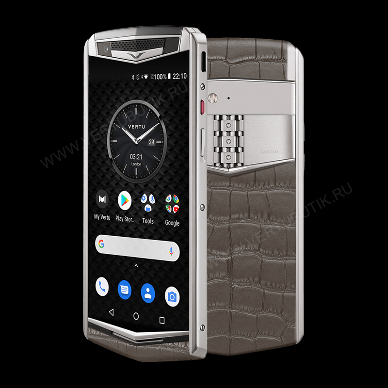 Vertu Aster P в&nbsp;серой коже аллигатора