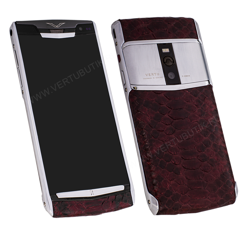 Vertu Signature Touch с кожей питона