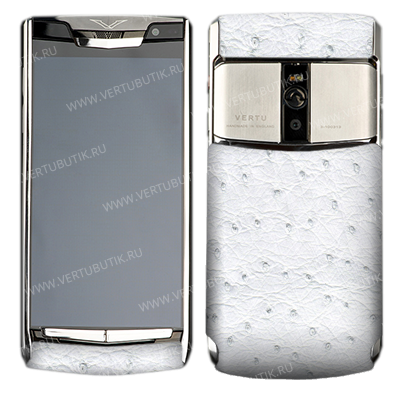 Vertu в&nbsp;белой коже страуса