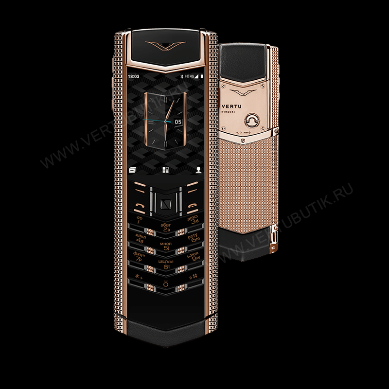 кнопочный телефон Vertu CLOUS DE PARIS RED GOLD