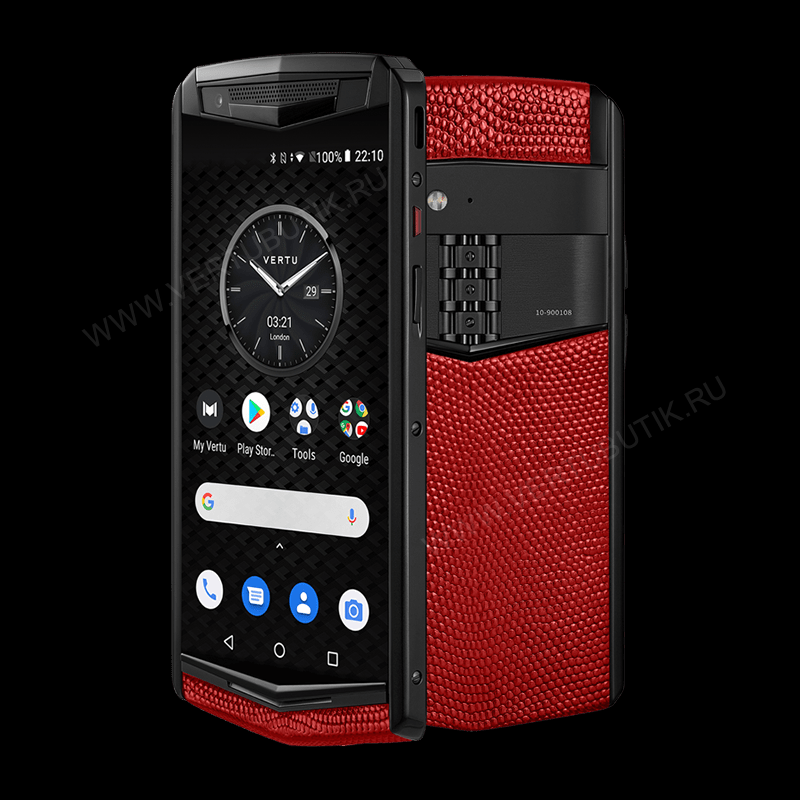 VERTU ASTER P в&nbsp;красной коже ящерицы