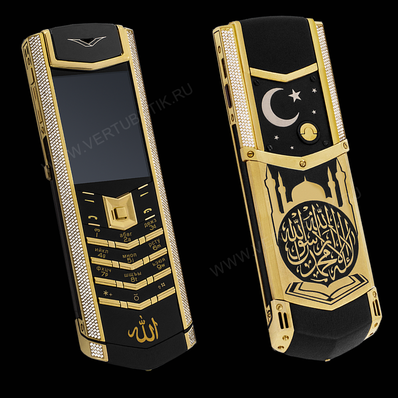 Роскошный Vertu с&nbsp;кристаллами, посвященный исламу