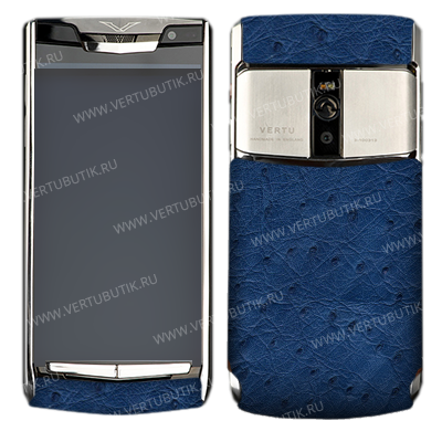 Vertu с&nbsp;кожей страуса