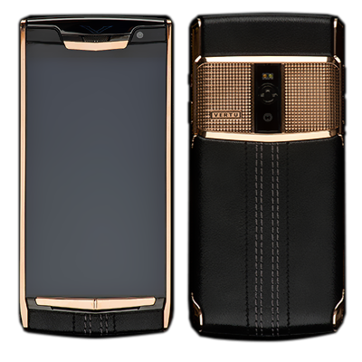 НОВЫЙ VERTU SIGNATURE TOUCH CLOUS DE PARIS GOLD JET CALF EXCLUSIVE