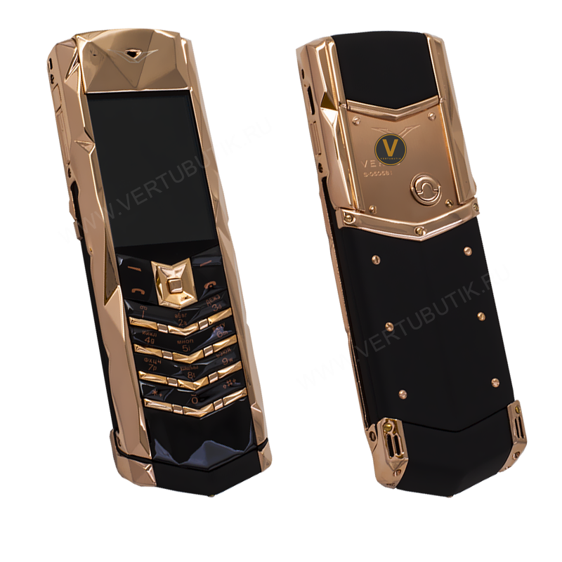 VERTU SIGNATURE S DESIGN BOUCHERON GOLD 105 (ФИНЛЯНДИЯ)
